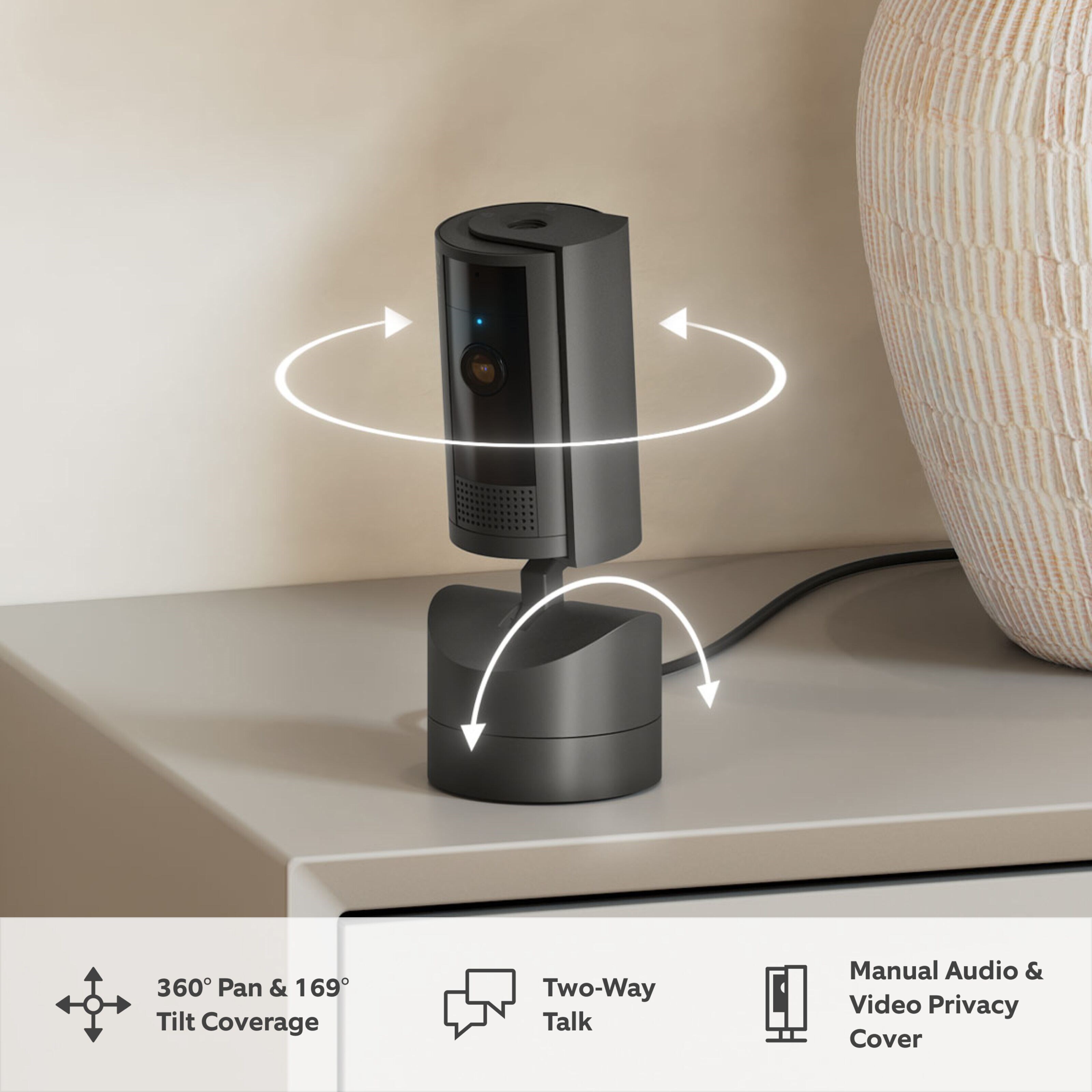 Ring Pan-Tilt Indoor Camera Svart