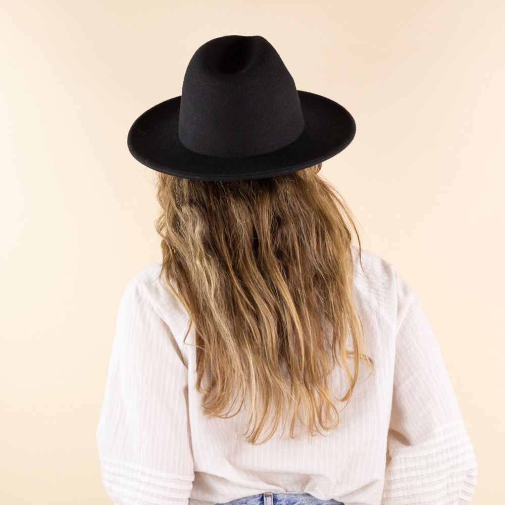 Moonrise hoed fedora Luna - zwart