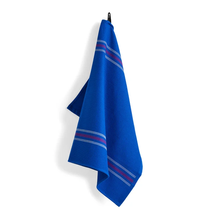 HAY - Canteen Geschirrtuch, blau / fuchsia