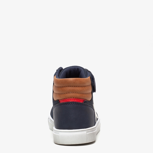Blue Box hoge jongens sneakers donkerblauw