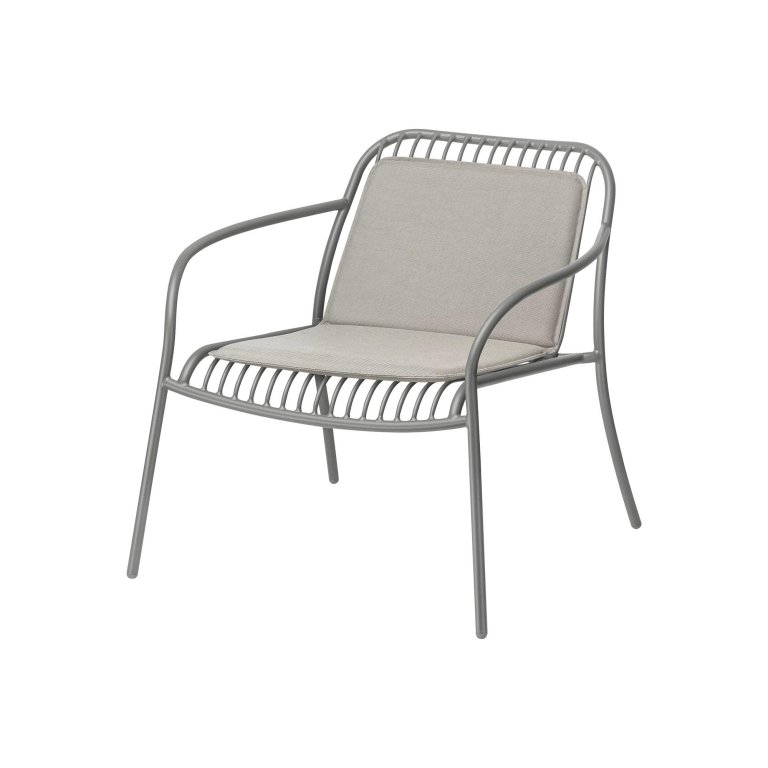 Blomus Yua zit/rugkussen fauteuil Outdoor grijs