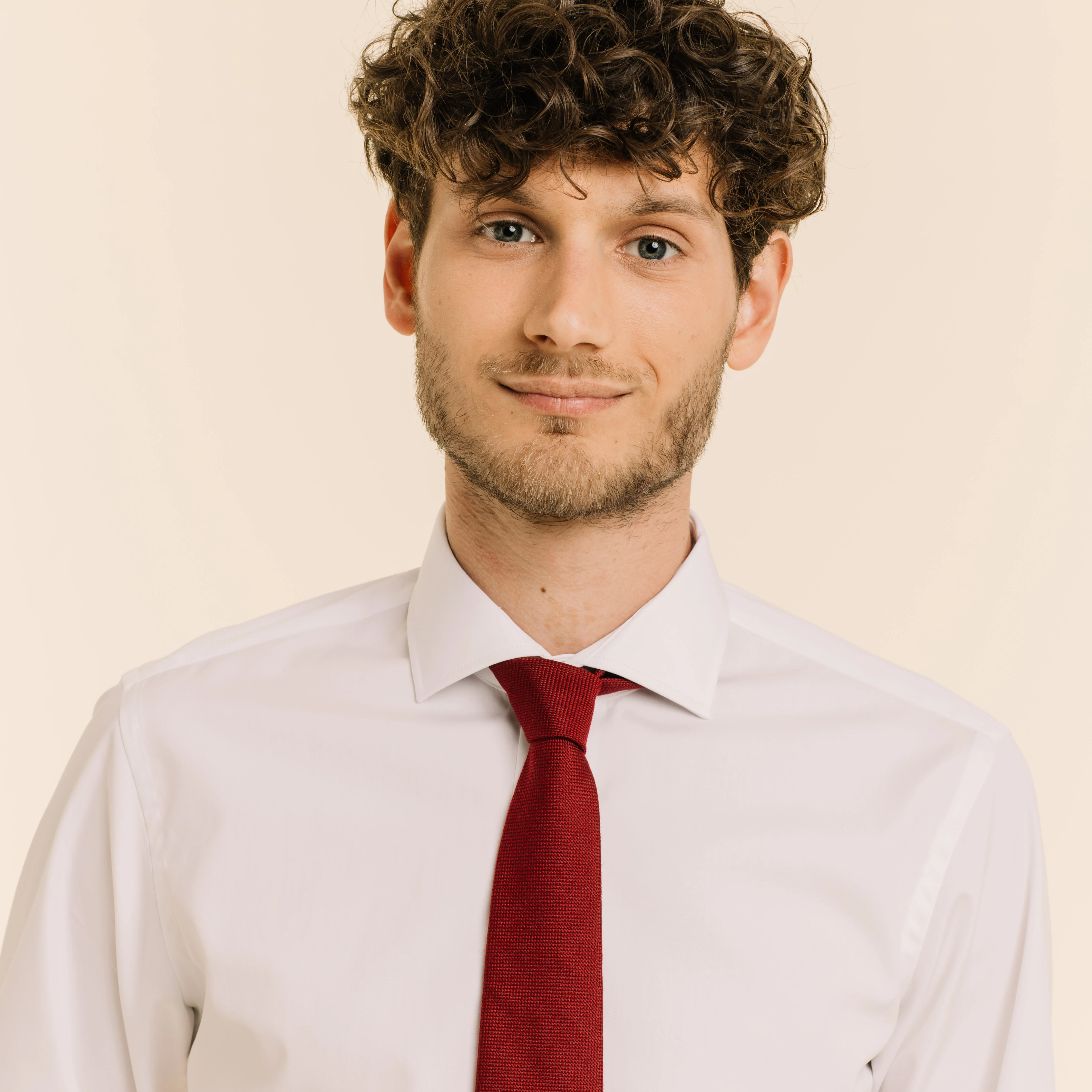 Burgundy tie