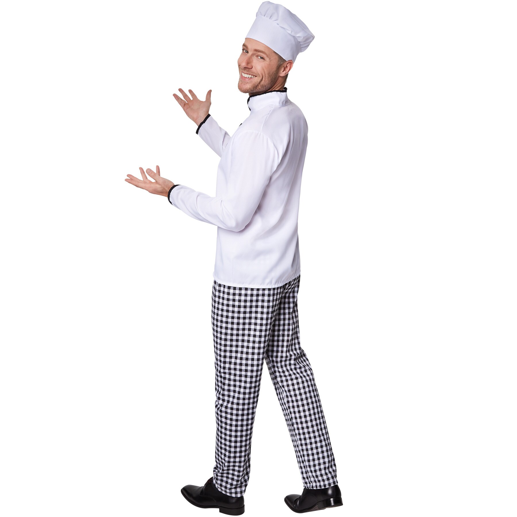 tectake® Herrenkostüm Sterne-Koch