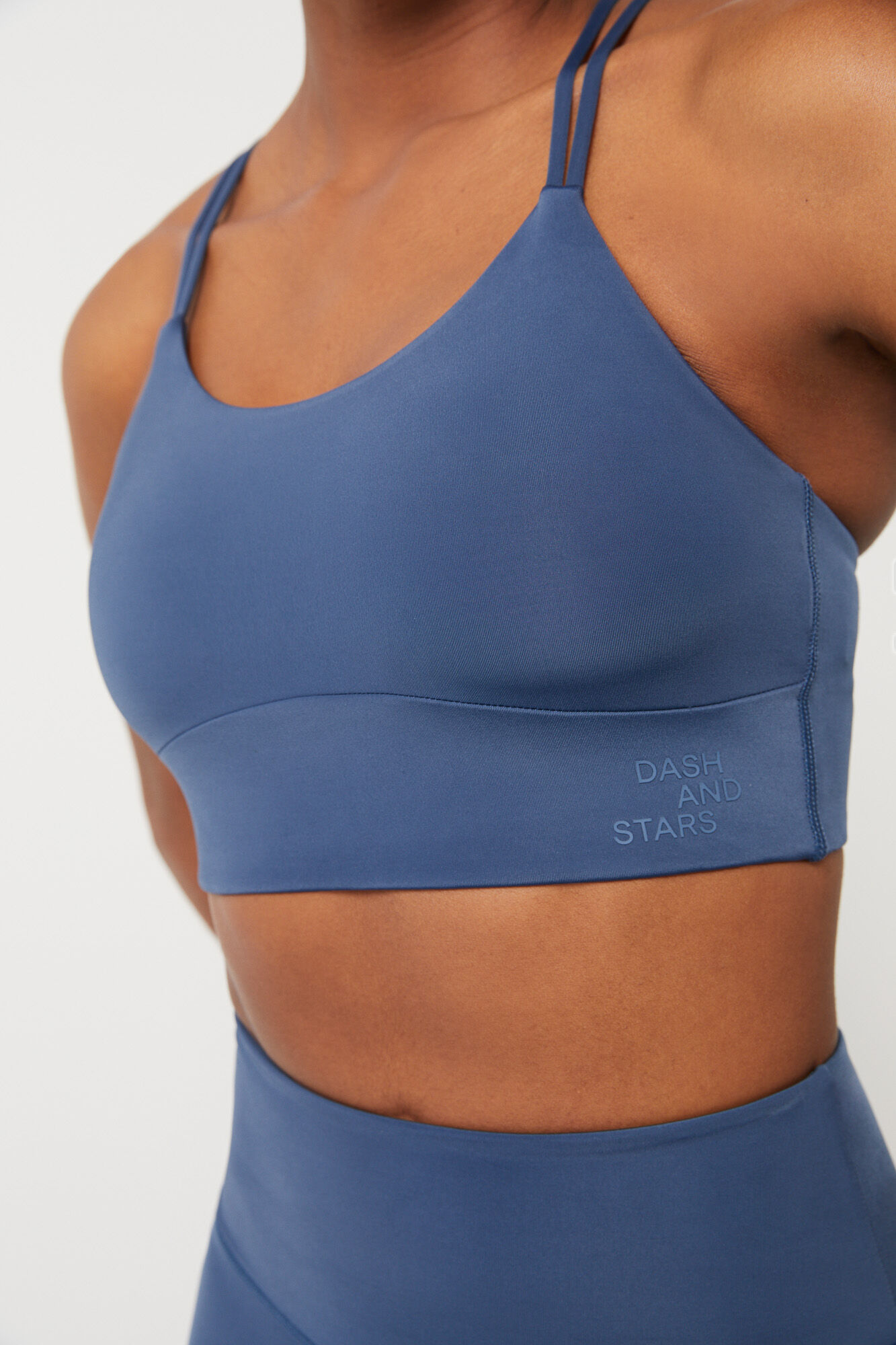 Sutiã esportivo azul Collagen Feel