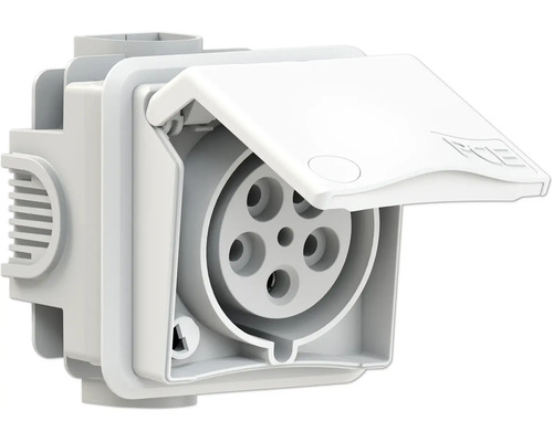 CEE inbouwstopcontact PCE 32A IP44 5-polig wit