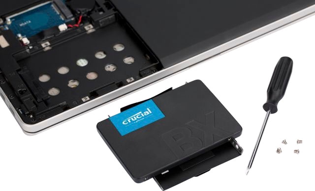 Crucial interne SSD »BX500 240GB 3D NAND SATA« 2,5 240 GB Anschluss SATA