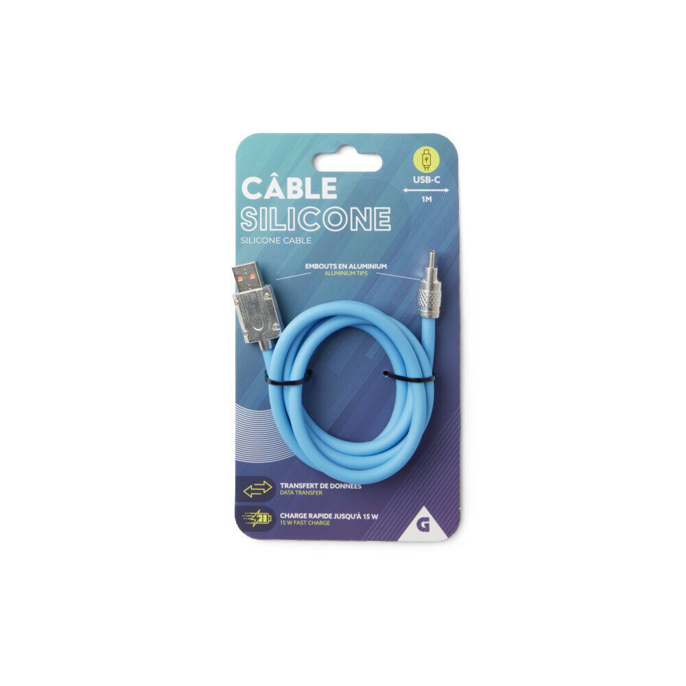 Câble USB-C 1m en silicone