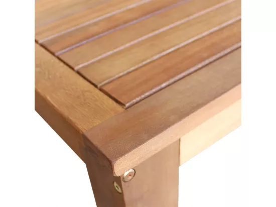 Table et chaises de bar 7 pcs Bois d'acacia massif