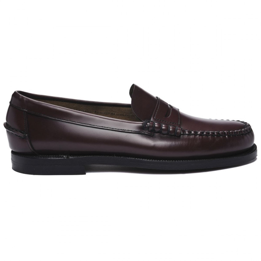 CLASSIC DAN Garnet MOCASSIN-Mocassin pour femme en cuir brossé