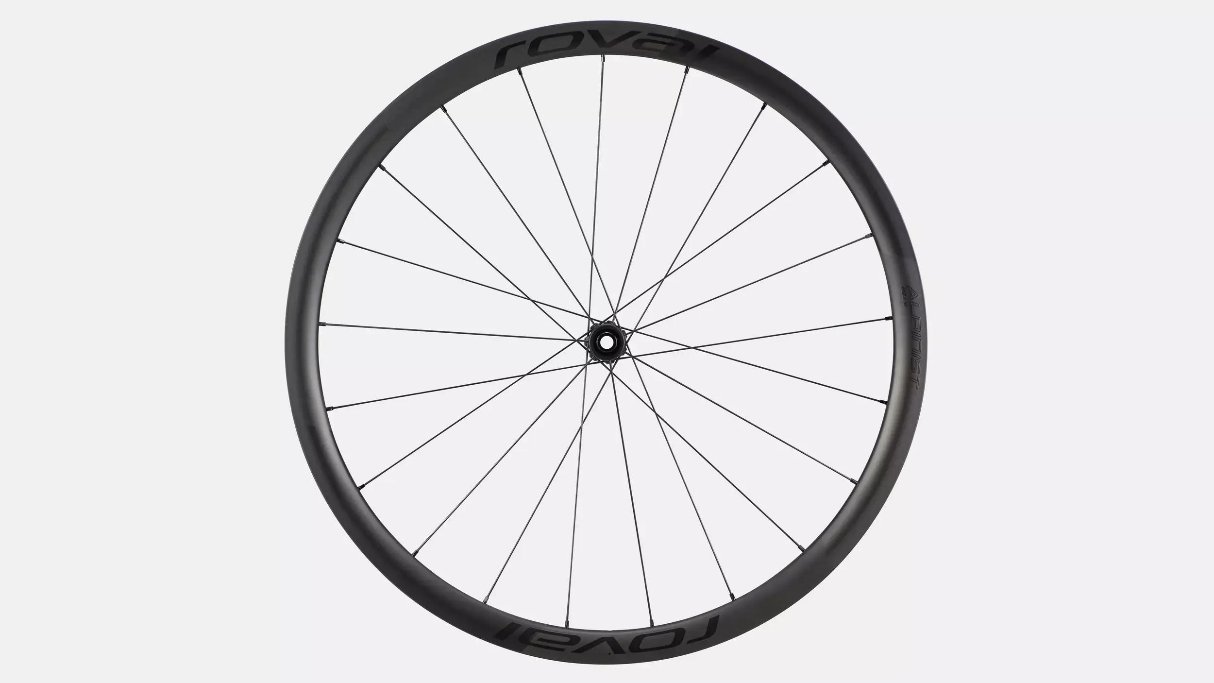 Roval Alpinist CL II Carbon Tubeless Disc Race Voorwiel Carbon/Zwart