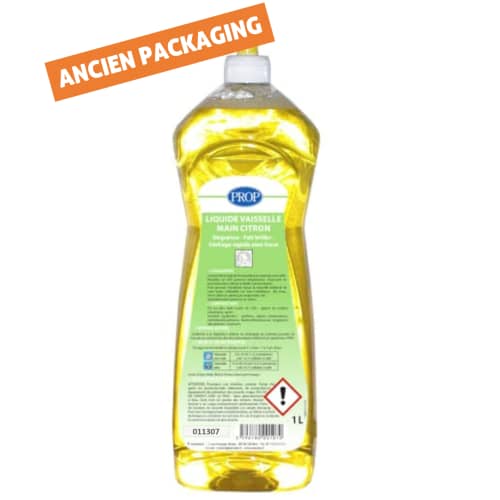 Liquide vaisselle plonge manuelle concentré Paredes Lava Wash UP CC flacon de 1L