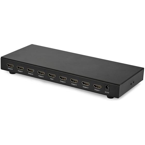 StarTech.com Splitter vidéo HDMI 4K 60 Hz à 8 ports - Répartiteur HDMI Ultra HD compatibe HDR