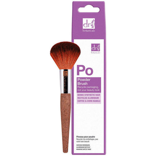 Dr. Botanicals - Powder Brush Bionic Synthetic Hair Recycled Aluminium Coffe & C
