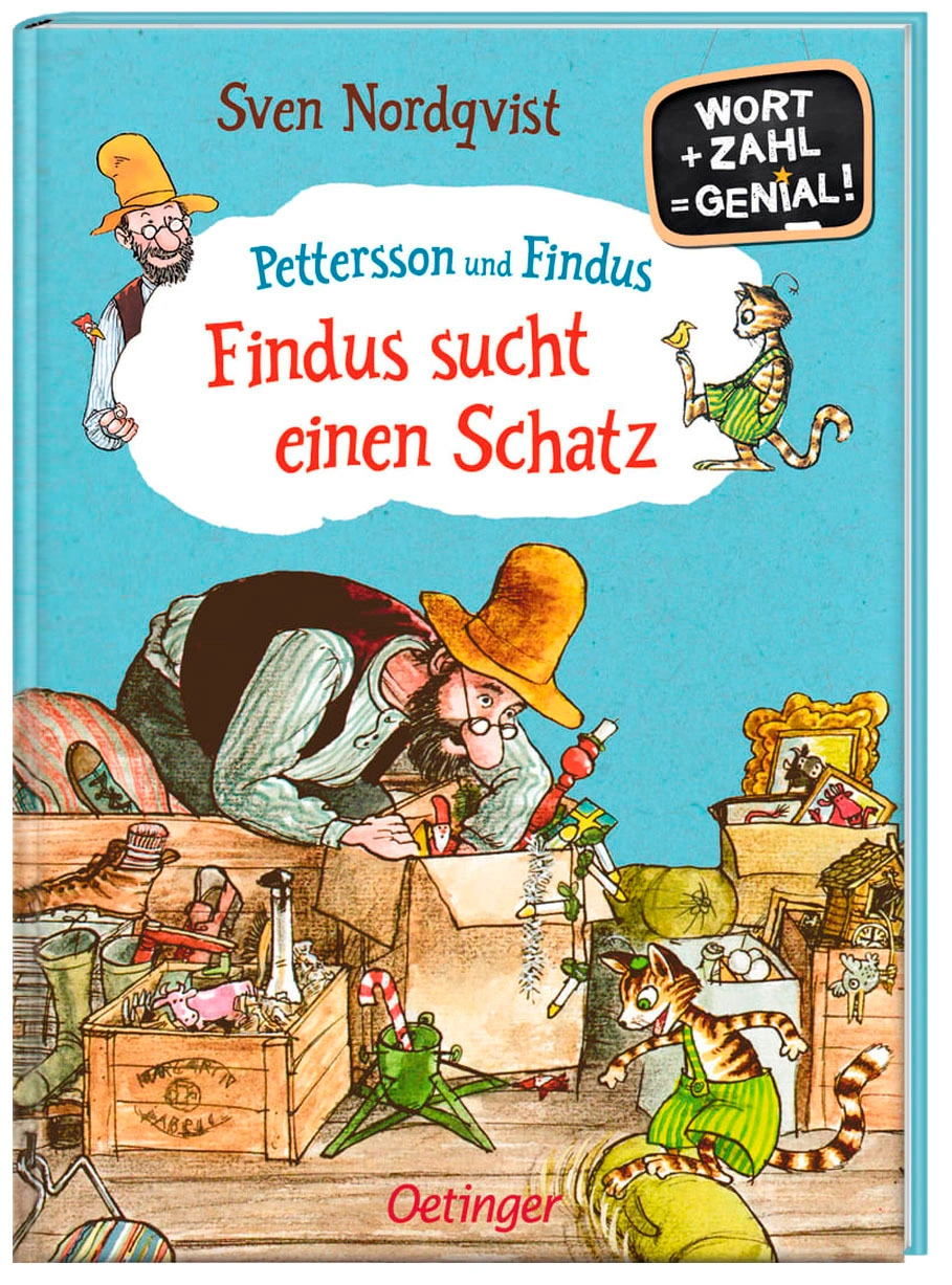 Wort + Zahl = genial! / Pettersson und Findus. Findus sucht einen Schatz