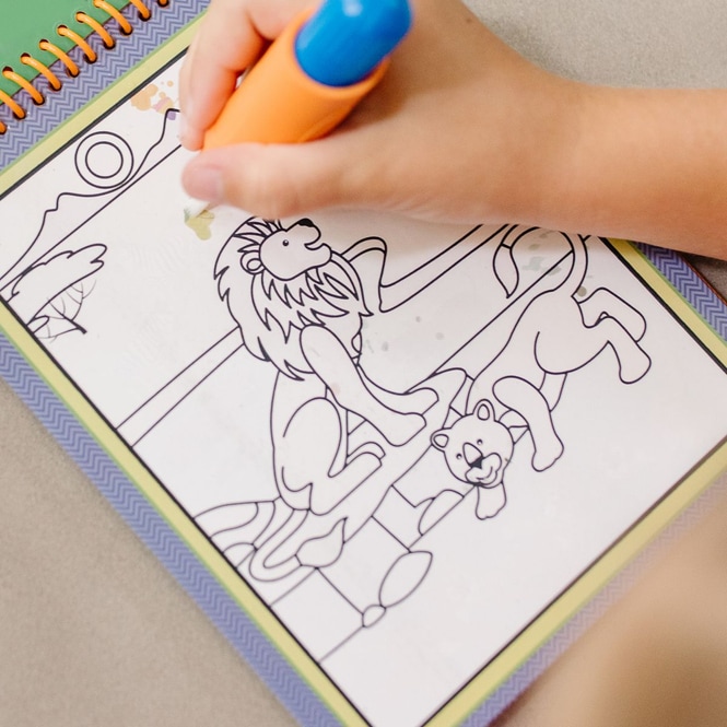 Water WOW!™ - Wassermalbuch - Safari - mit Stift