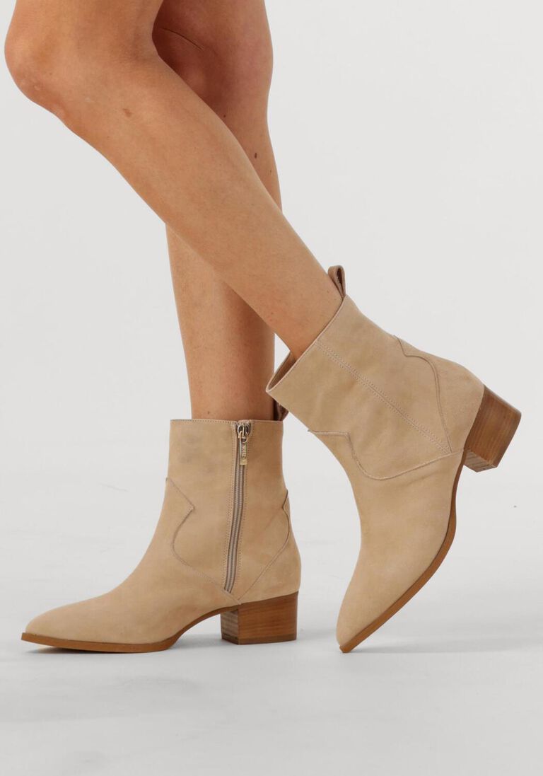 beige notre-v enkellaarsjes 3231