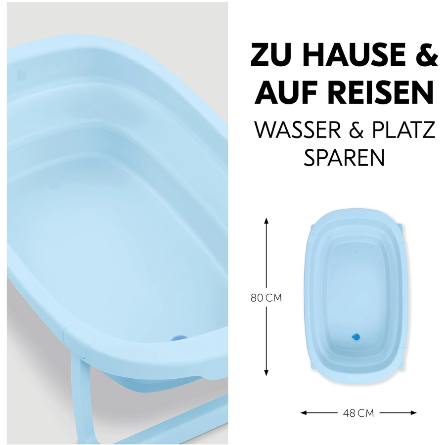 hauck Faltbadewanne Wash N Fold M Light Blue