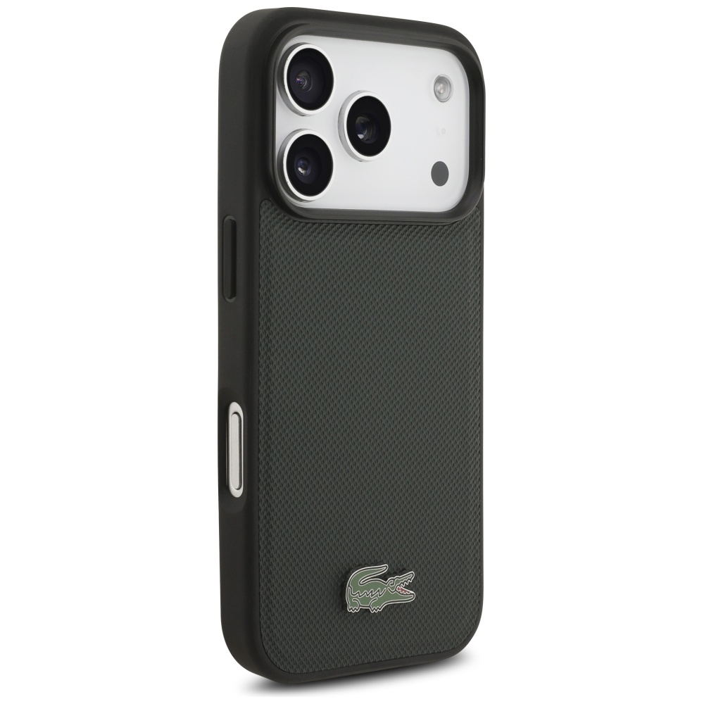 iPhone 17 Pro MagSafe Hardcase Hülle Petit Pique Lacquer (LCHMP17LPLAE) - Dunkelgrün