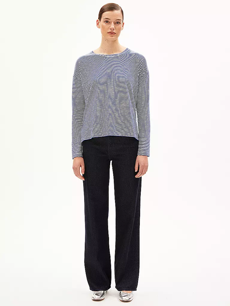 ARMEDANGELS Langarmshirt XIANAA blau