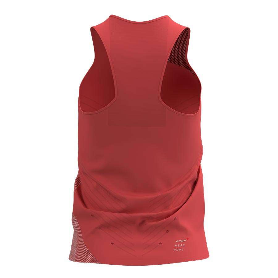 Compressport Performance Hardloopshirt Zonder Mouwen Roze Dames