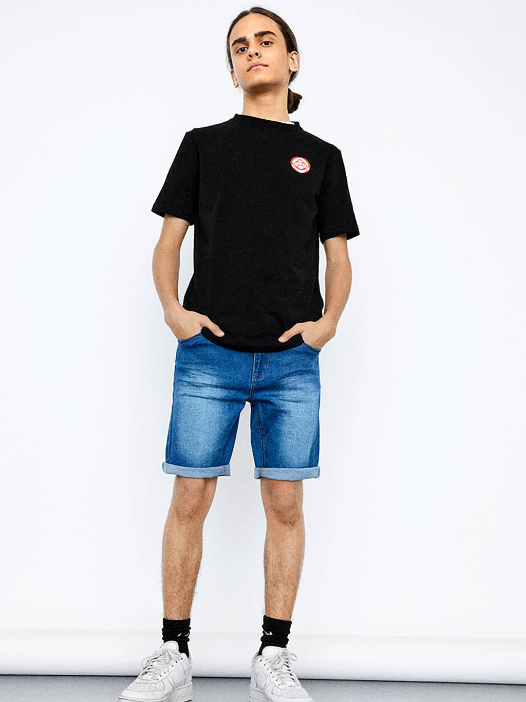 LMTD short NLMSHAUN met katoen stonewashed