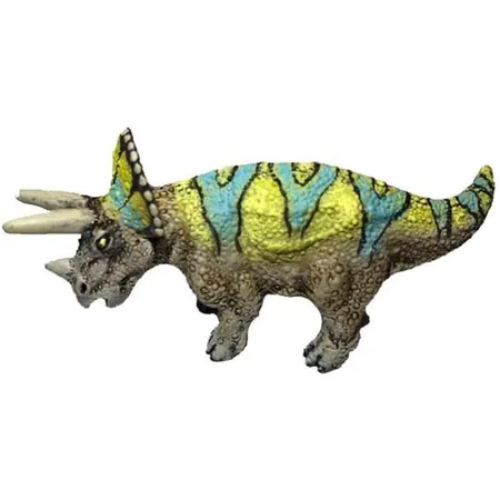 Bullyland 61317 - Mini Dinosaurier Triceratops, ca. 3,1 x 7,5 cm