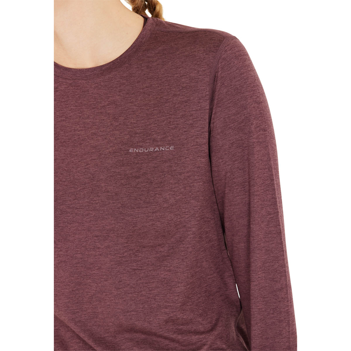 Endurance Alvaly Melange Langærmet Trænings T-shirt Dame
