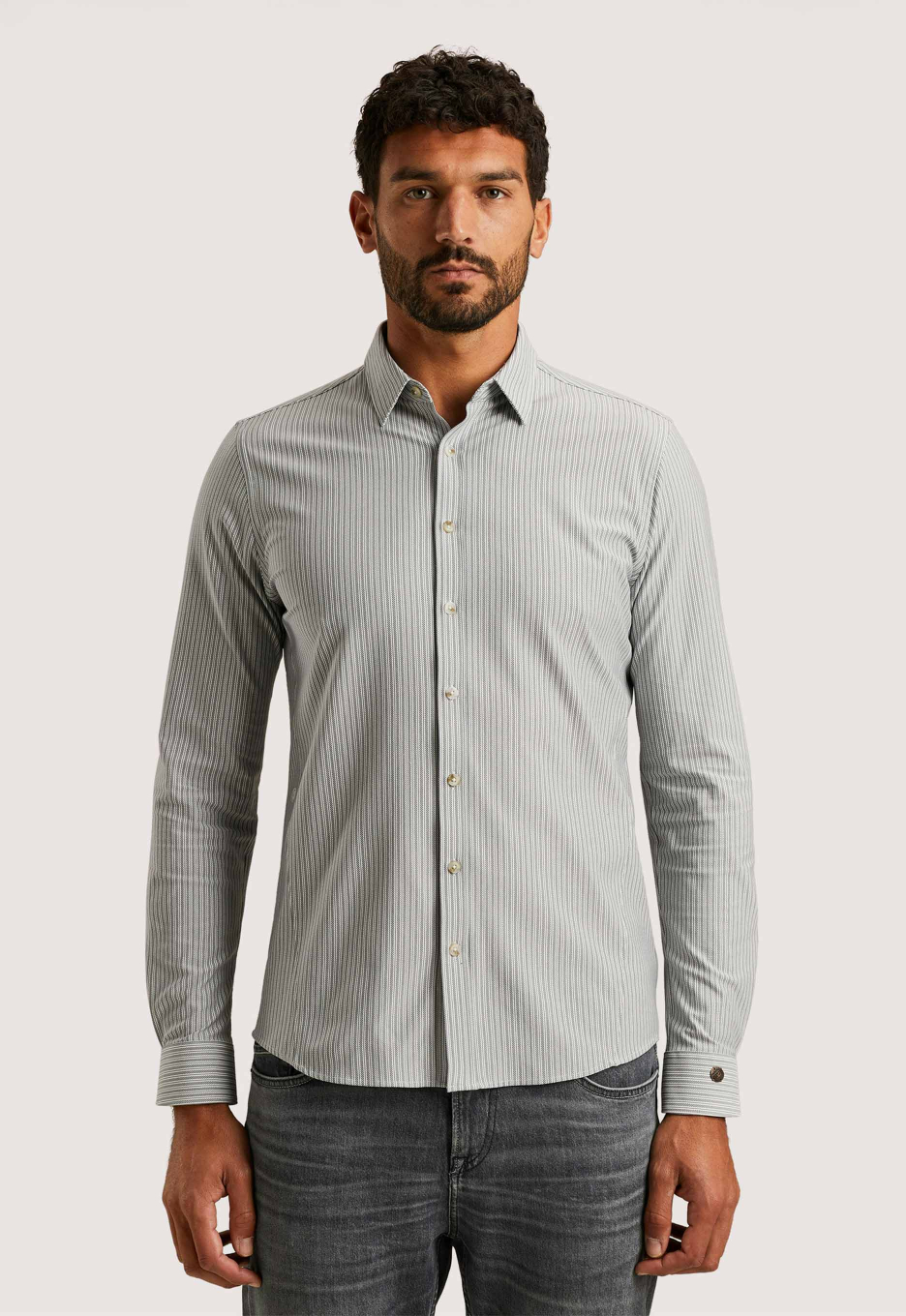 Cast Iron Twill Jersey Overhemd