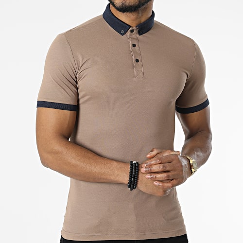 Polo Manches Courtes 1058 Marron