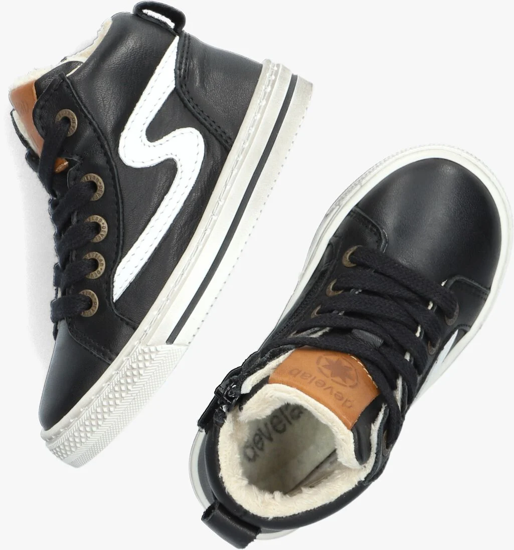 DEVELAB zwarte develab hoge sneaker 45667