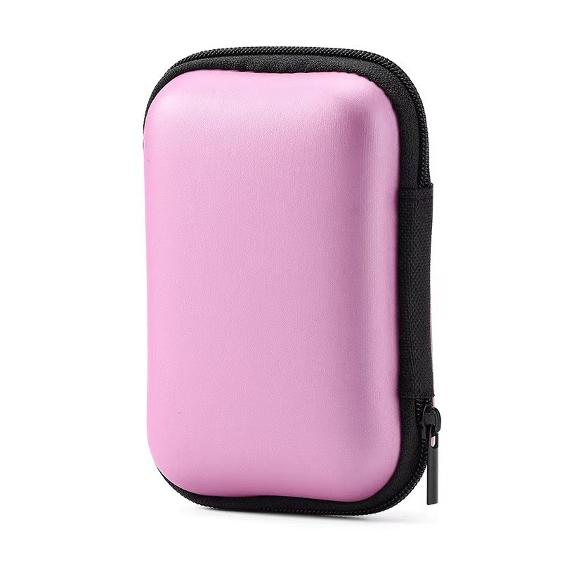 (14x10cm) Spielkarten Tasche Karten Aufbewahrungs Hülle Sammelkarten Reise Etui Kartendeck Box - Rosa