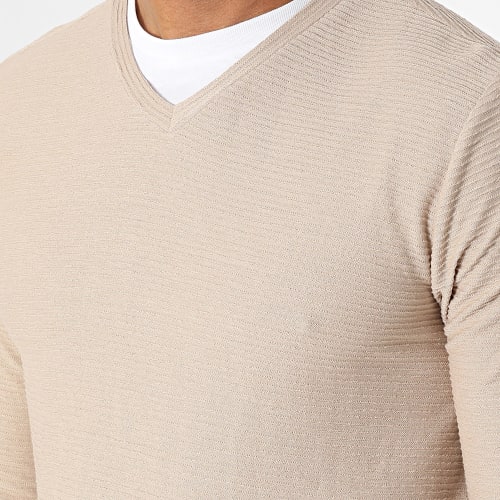 Tee Shirt Manches Longues Derren Beige
