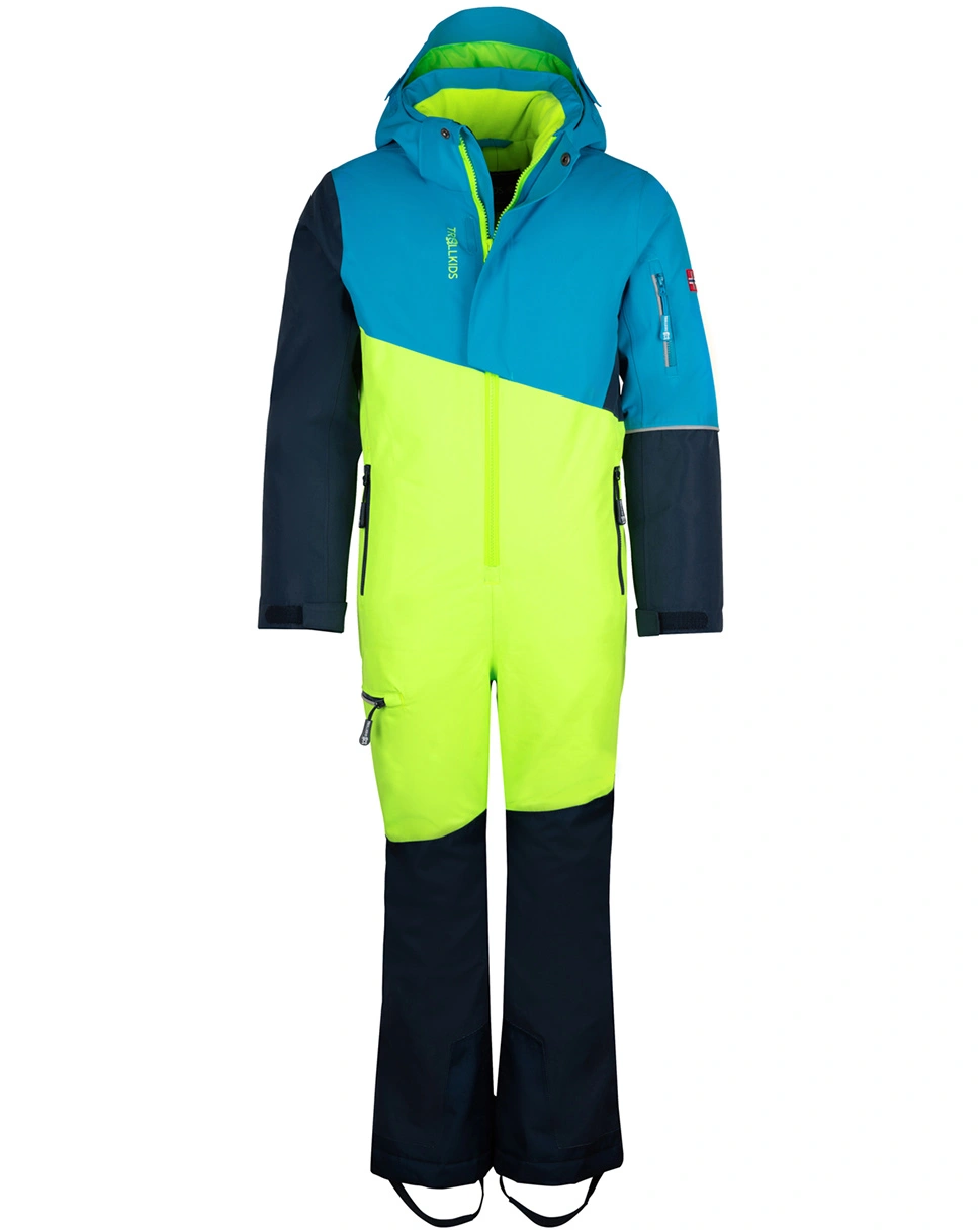 SchneeanKids HALLINGDAL in lime/blue/night sky