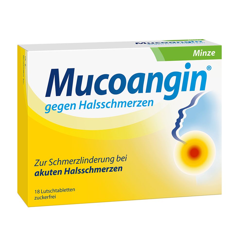 Mucoangin® Minze 20 mg Halsschmerzen Lutschtabletten