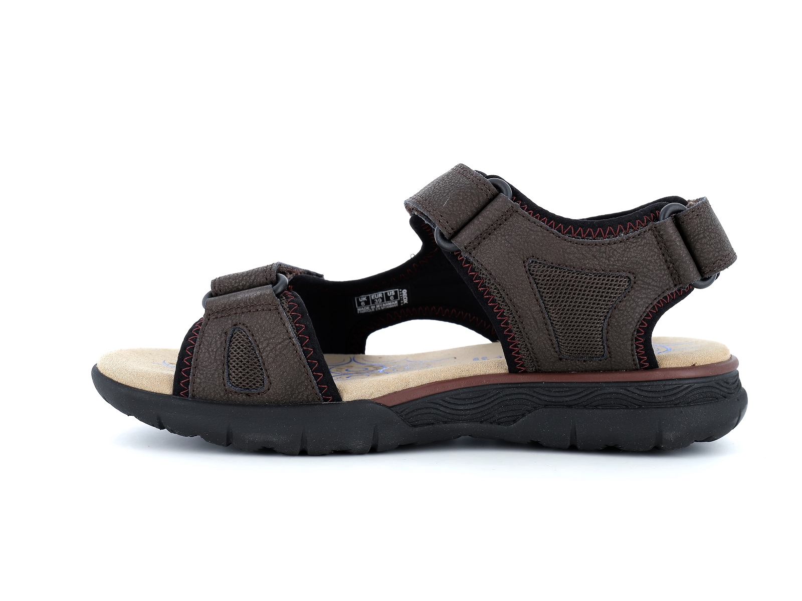 Geox-U SPHERICA EC5-U25ELA Synthétique Marron Foncé