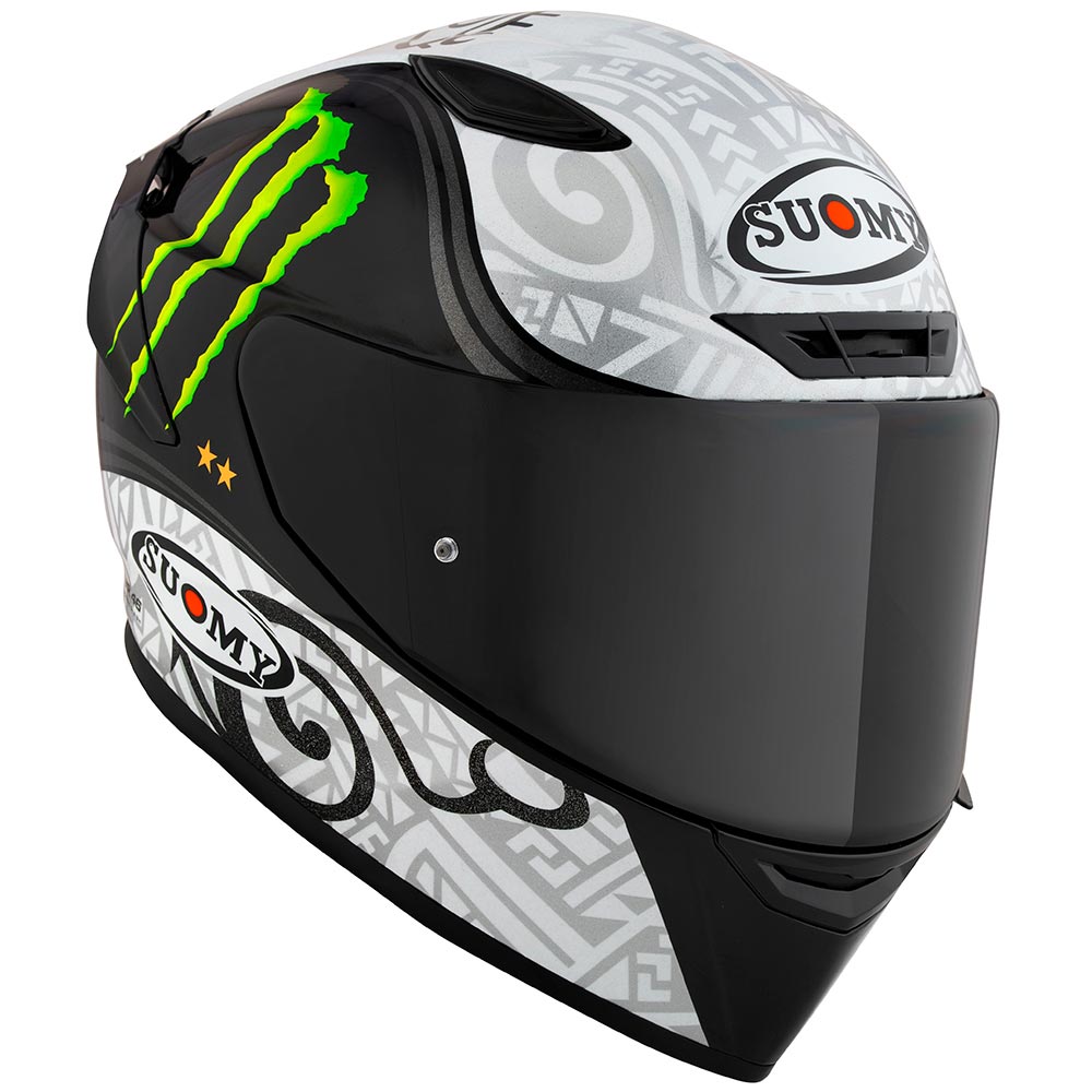 Suomy - Casque Track-1 Bagnaia Monster Winter Test Replica Blanc / Gris / Noir / Vert
