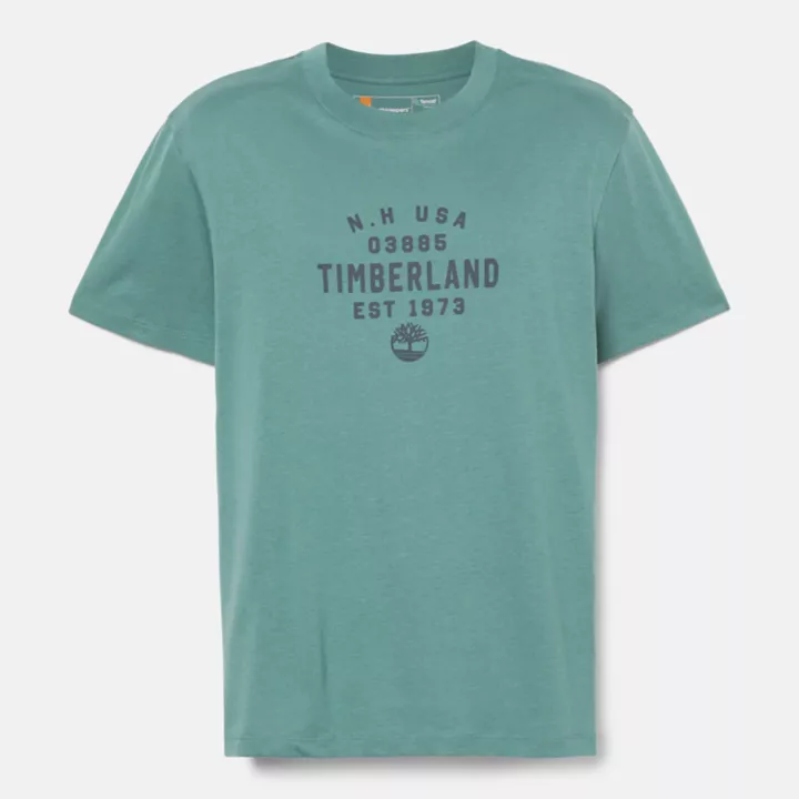 T-shirt à motif en bleu sarcelle