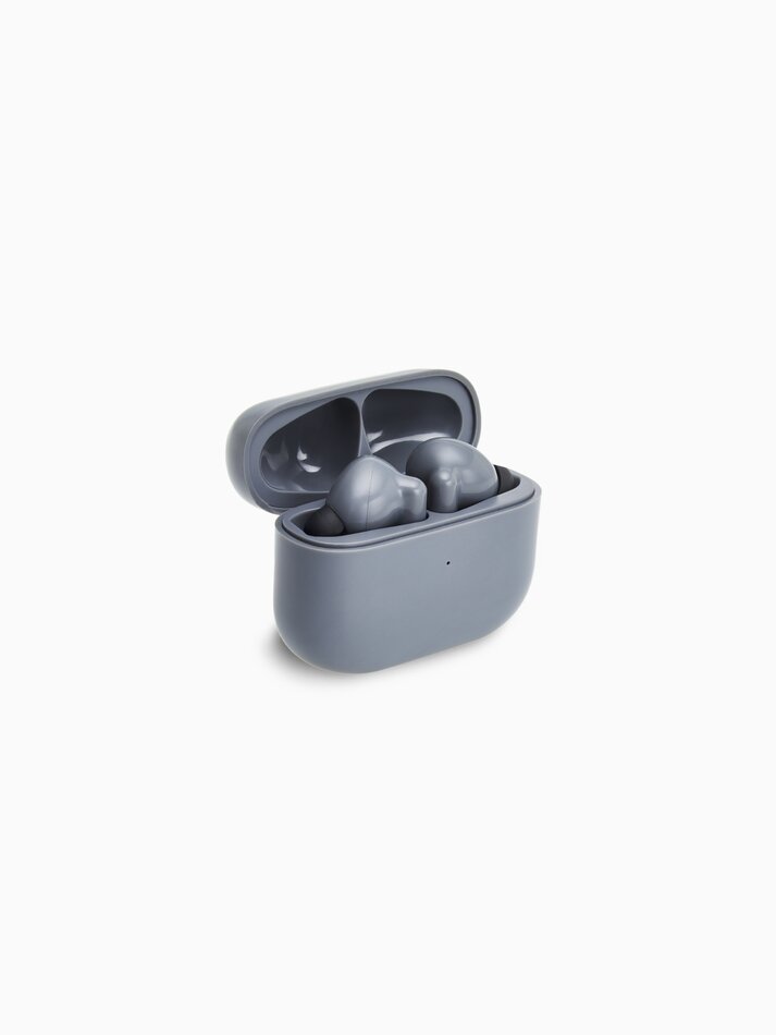 Fones de ouvido sem fio True Wireless com controle por toque - Cinza