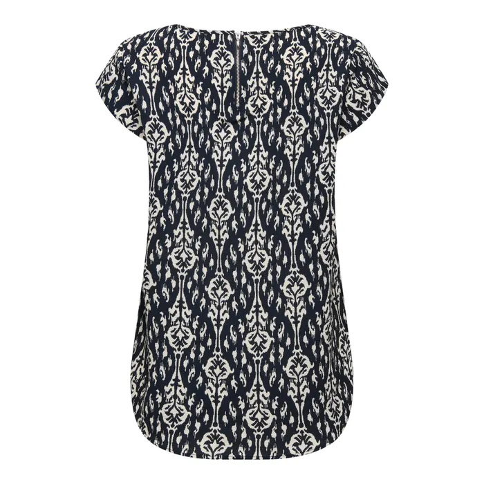 Only Vic S/S AOP Top Dames