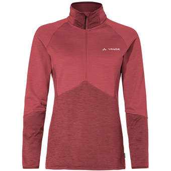 Vaude Larice Halfzip Langarmshirt Brick Damen