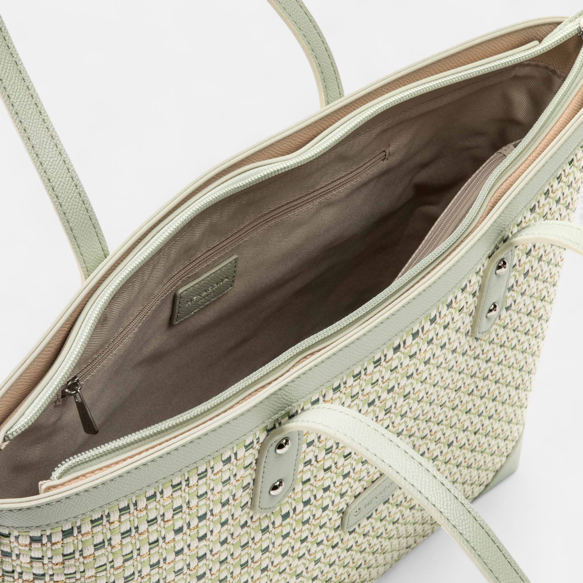 Sac de shopping vert clair