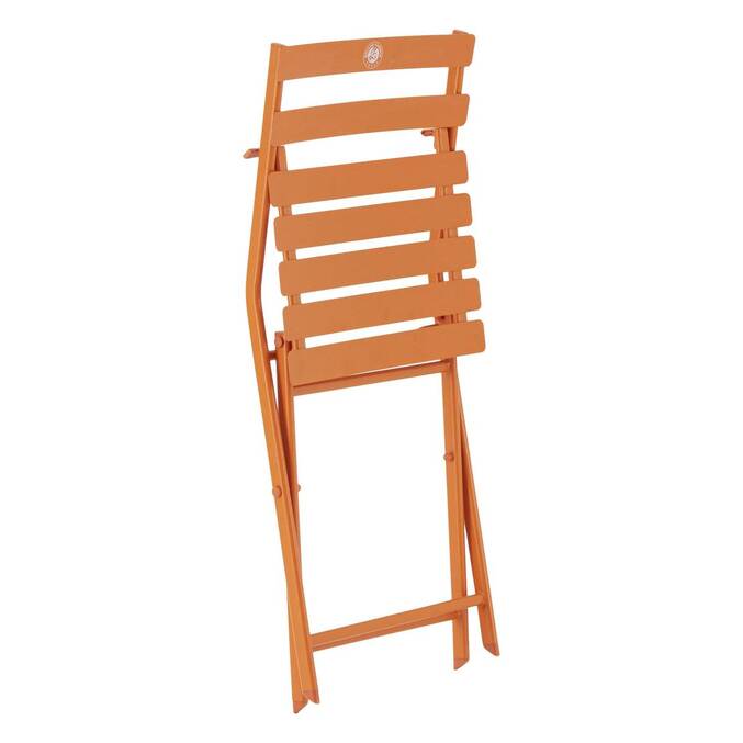 Lot de 2 chaises de jardin pliantes GREENSBORO Terre battue