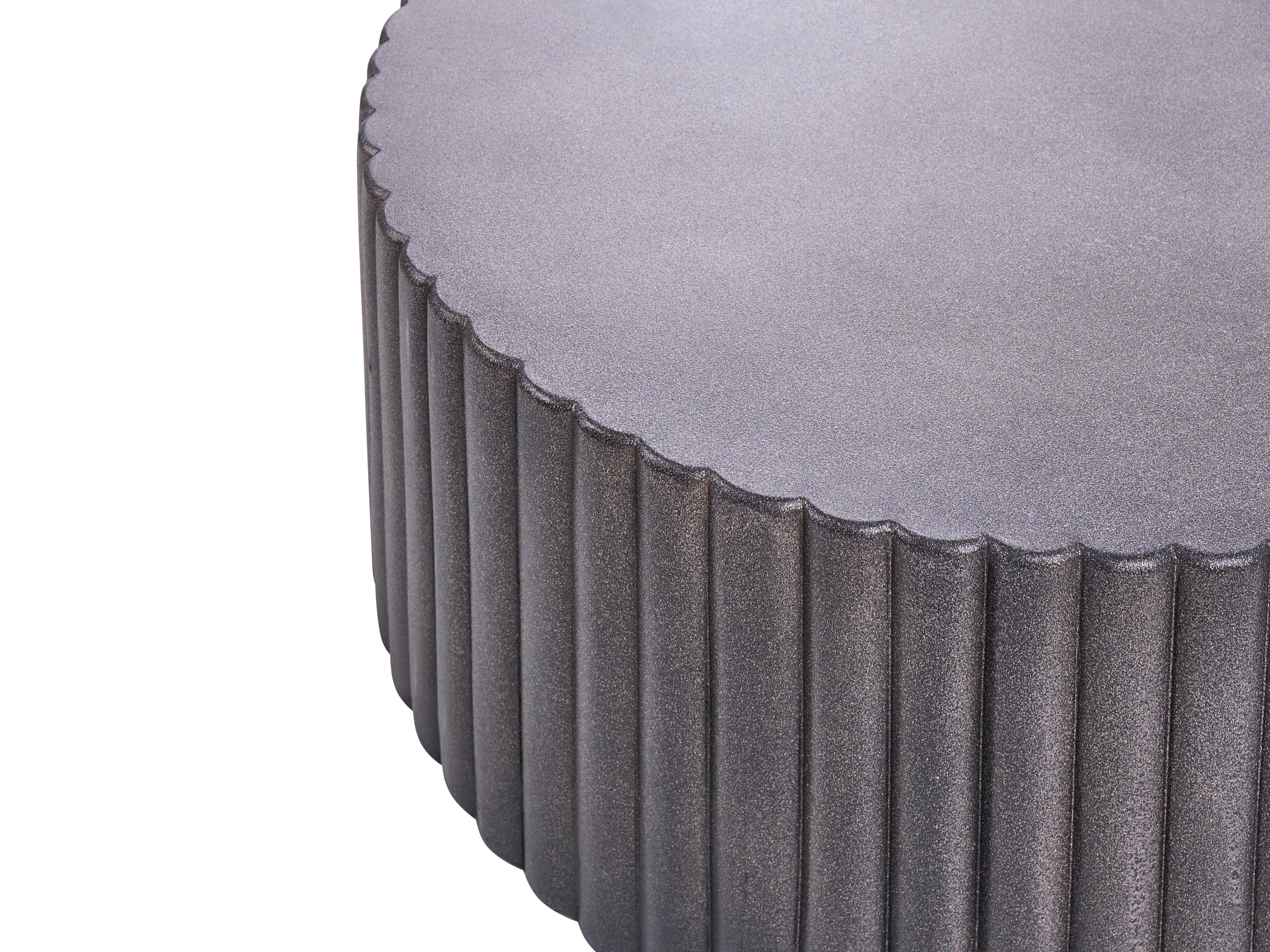 Salontafel POZZA 117 cm 117 cm Zwart