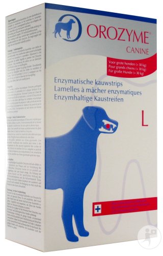 Ecuphar Orozyme Canine Lamelles À Mâcher Enzymatiques Chien L >30kg Boîte 141g