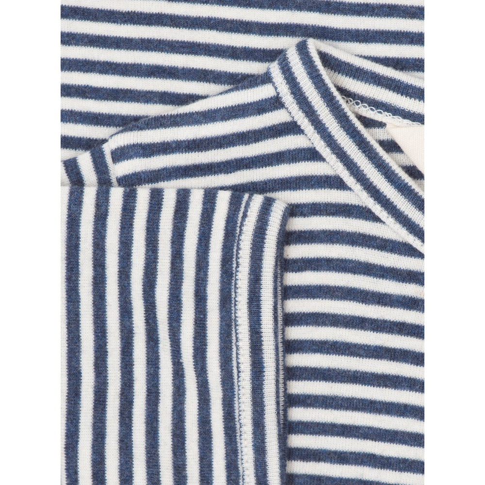 Køb Serendipity Navy/Offwhite Baby Kort Dragt Stripe