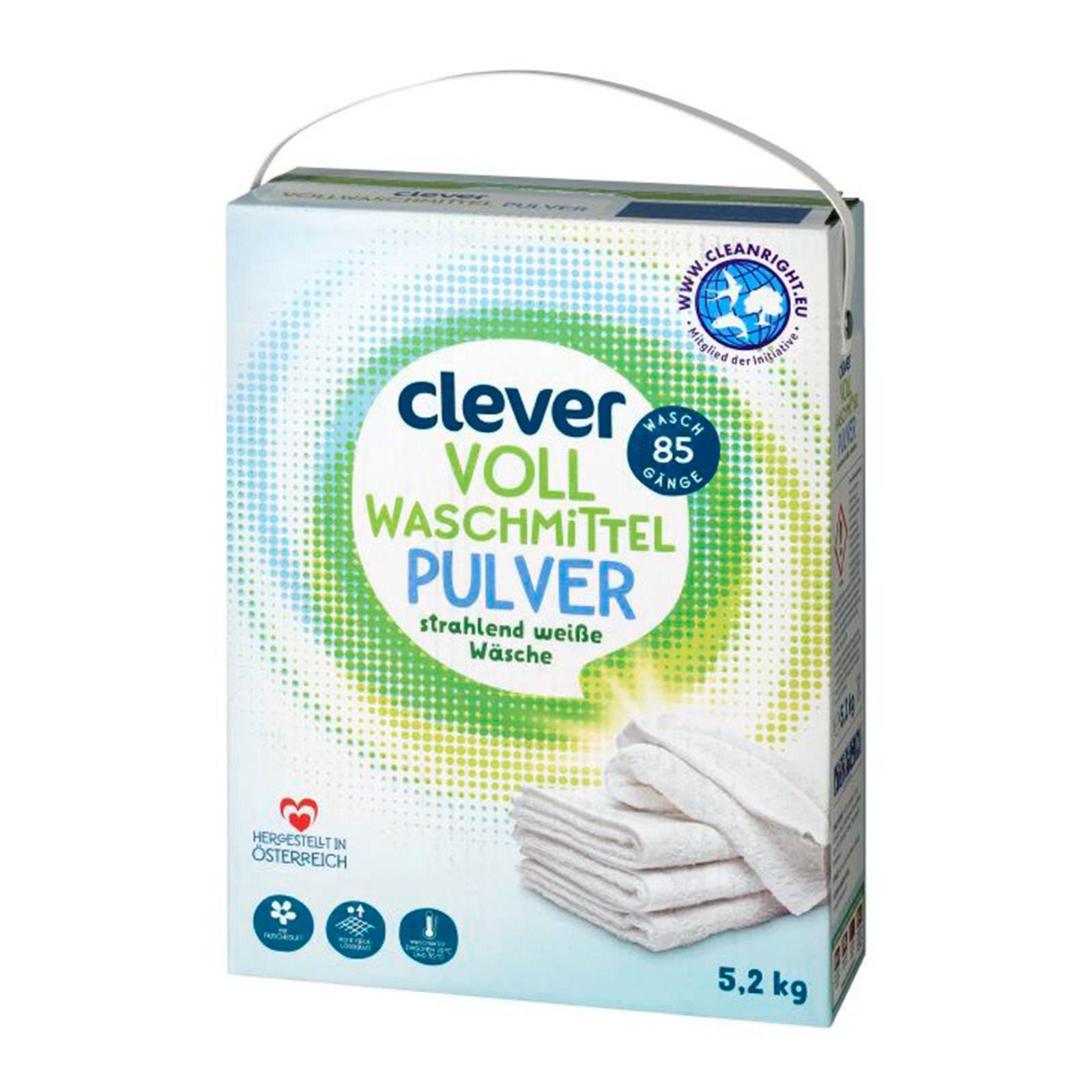 Clever Vollwaschmittel Pulver