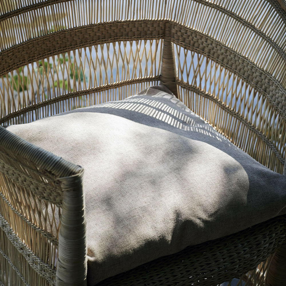 Coussin pour fauteuil avec garnissage fine sable