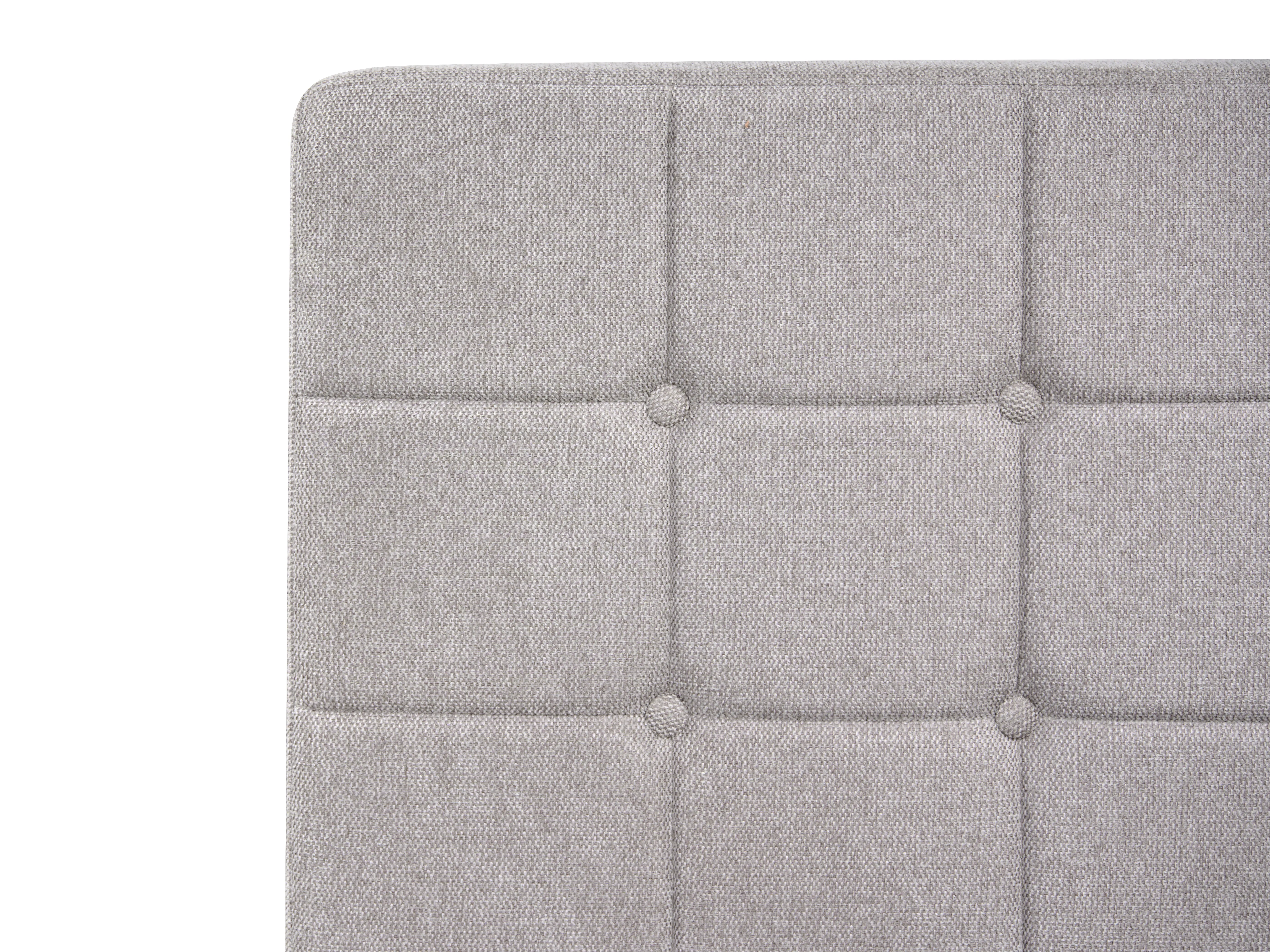 Verstelbaar bed Stof DUKE 180 x 200 cm Lichtgrijs