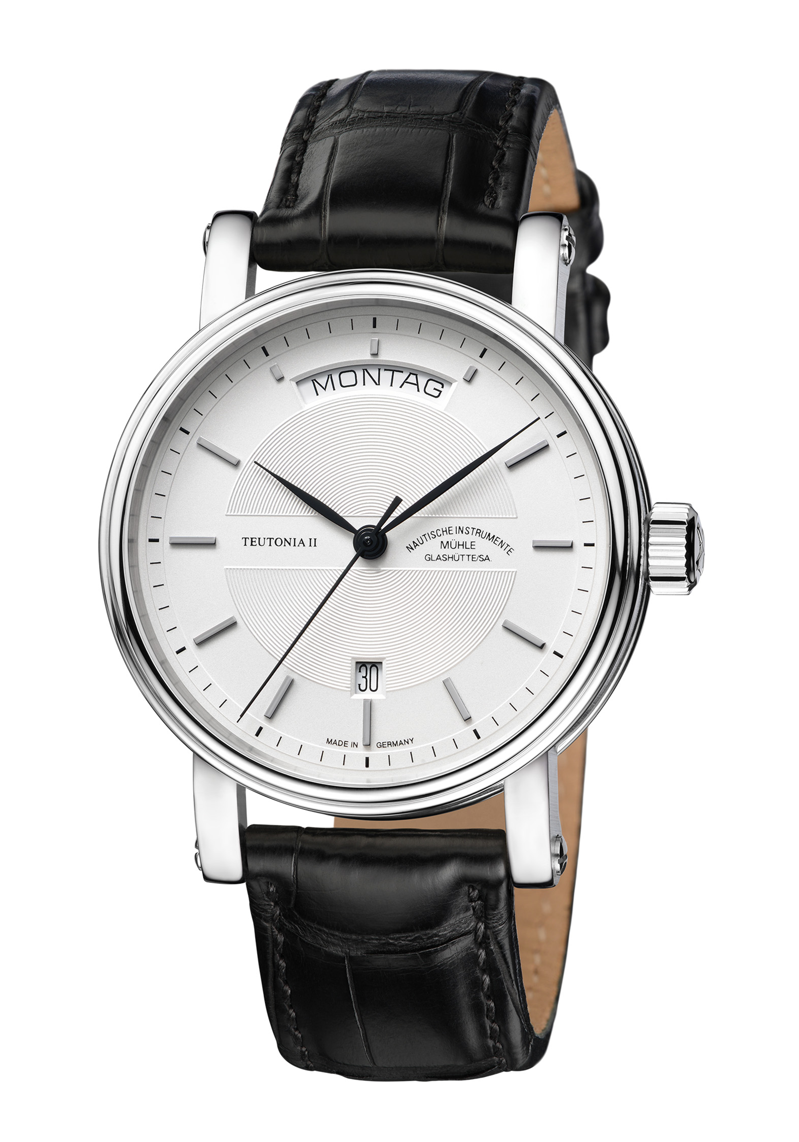 Mühle Glashütte Teutonia II Tag / Datum M1-33-65-LB