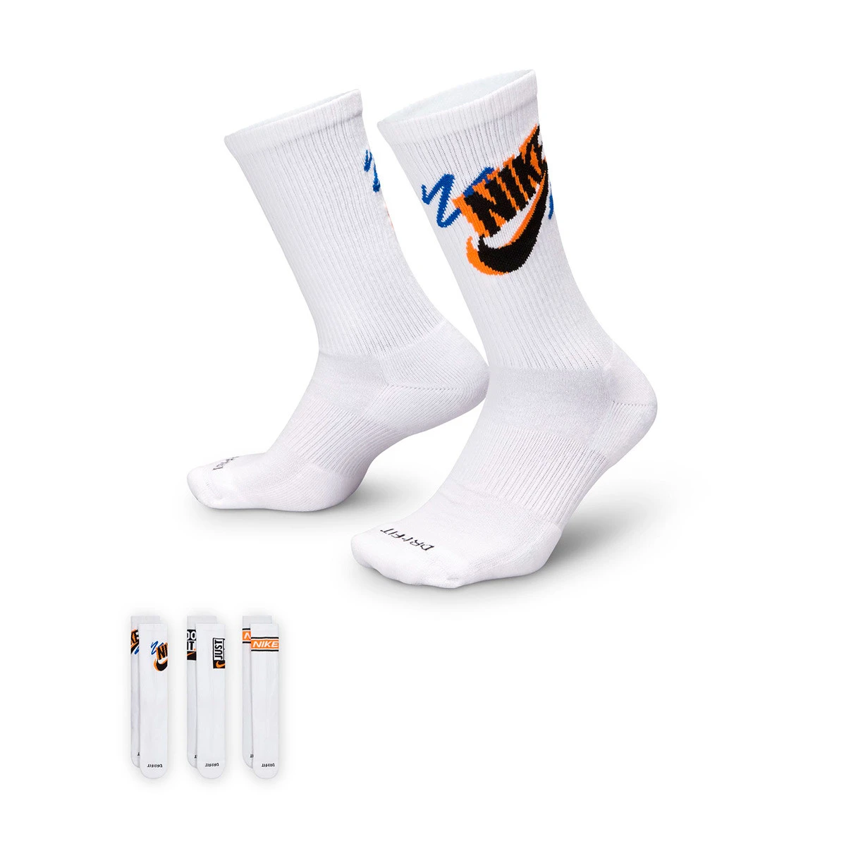 Meias Nike U Nk Ed Pls Crew 3Pr Sport 144 (3 Pares)